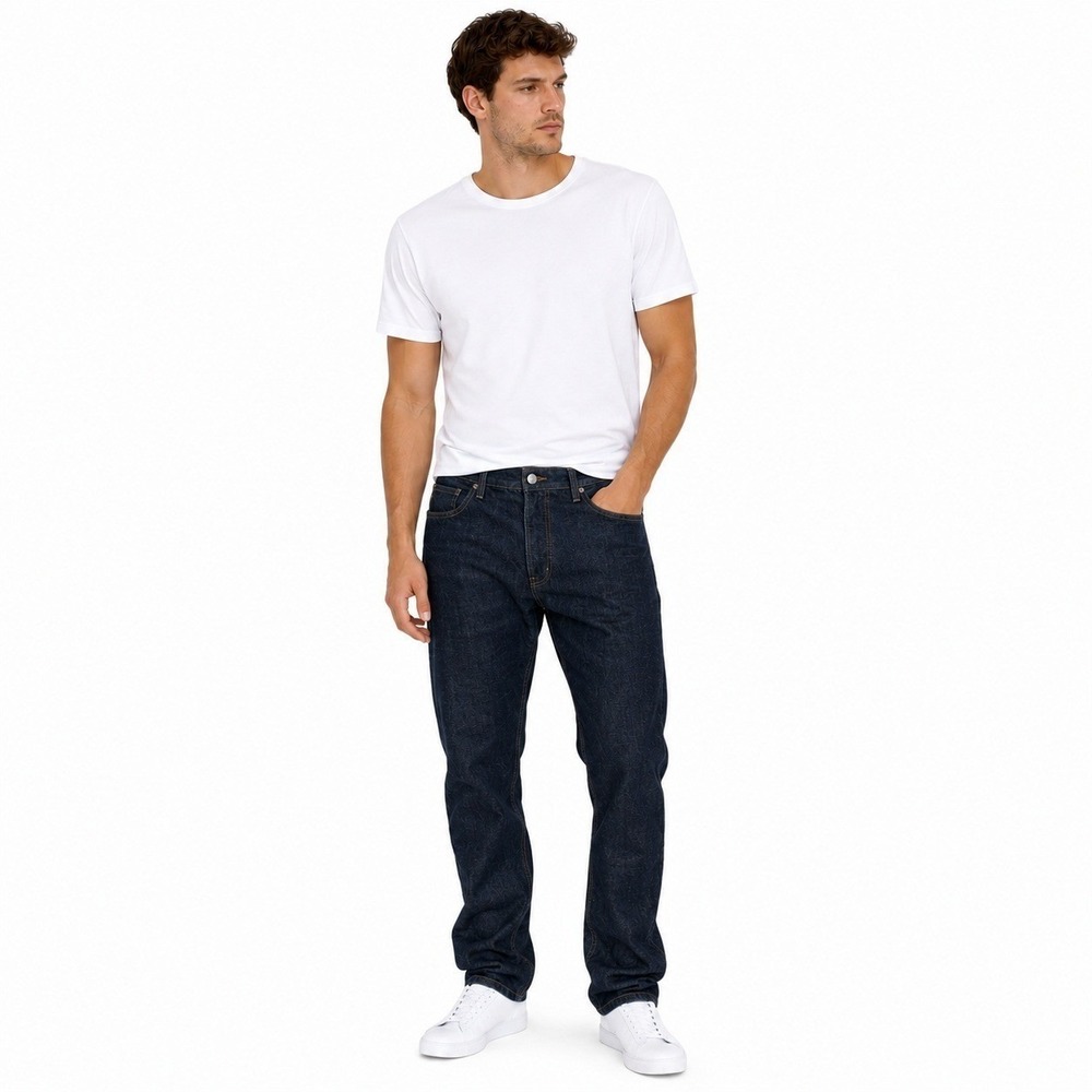 William Rast Slouch Jeans Men 34x34(measures 28") Dark Blue Cotton ButtonFly NWT